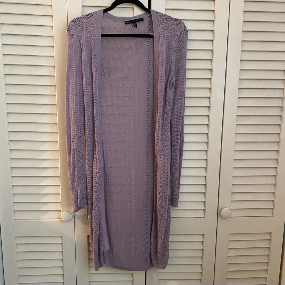 WHBM | Lilac Duster Cardigan